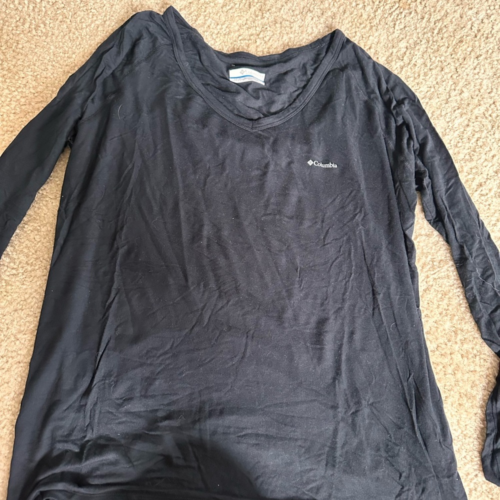 Columbia Omni-Wick Black Shirt
